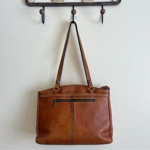 Patricia Nash Poppy Heritage Leather Handbag Purse Shoulder Bag Tote